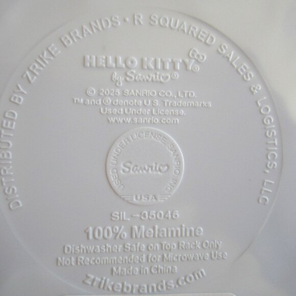 Hello Kitty Easter Rabbit Flower Plate Sanrio NEW - Picture 5 of 5